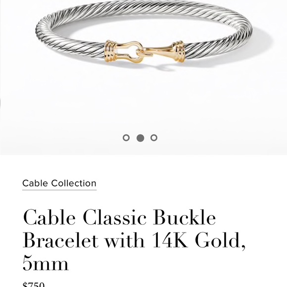 David Yurman Jewelry - David Yurman | Cable Classics Buckle Bracelet